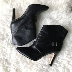 BCBGeneration Leather Booties - Black